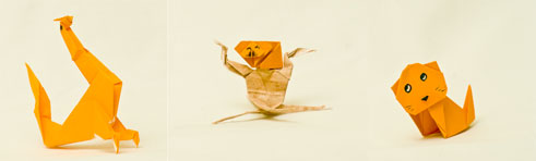 Zoo d'Origamis Roux